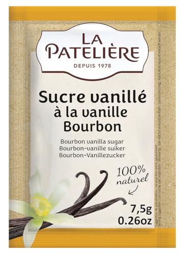 LA PATELIERE Natürlicher Vanillezucker mit Bourbon-Vanille, 5 x 7,5 g von LA PATELIERE