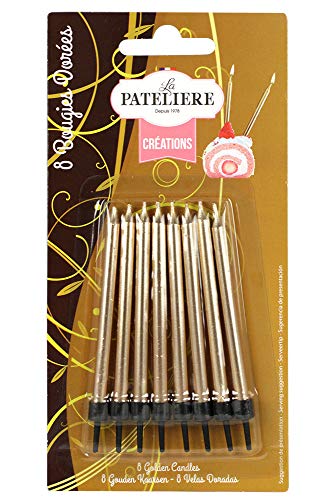 La PATELIERE Kerzen, goldfarben, 10 g von LA PATELIERE