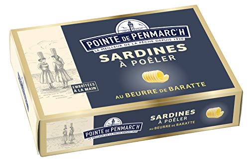 Sardinen zum Braten mit Fassbutter aus der Bretagne 115 g von Pointe de Penmarc'h / Frankreich von LA POINTE DE PENMARC'H