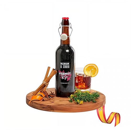 Vermouth | Wermut Rot | 'La Señera' Premium Spanischer roter Wermut (1 x 0,75l) - 30% weniger Zucker | Aperitif von LA SEÑERA