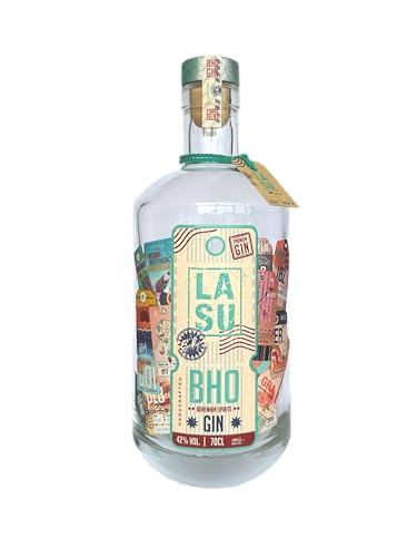 LA SU Bohemian Gin 42% vol. (1x 0,7 Liter) Premium handcrafted Gin mit Zitronengras, Feige, Grapefruit und Lavendel. von LA SU GIN