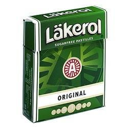 Lakerol Sugar & Calorie Free ORIGINAL Herb Menthol Pastilles by Lakerol von LÄKEROL