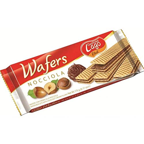 Lago Waffeln Haselnuss - 175g - 2er-Packung von LAGO