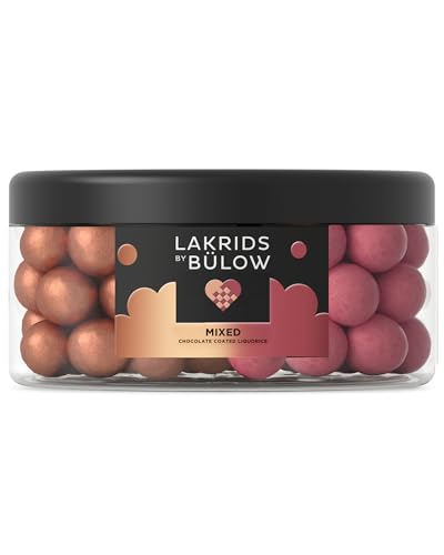 LAKRIDS BY BÜLOW - 550g Mixed - Classic Caramel + Crispy Raspberry - Mit Schokolade überzogene Gourmet-Lakritze - Weicher Lakritzkern umhüllt von Schokolade von LAKRIDS BY BÜLOW