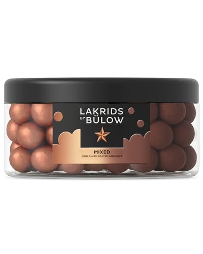 LAKRIDS BY BÜLOW - 550g Mixed - Classic Caramel + Double Chocolate - Dänische Gourmet Lakritz-Kugeln - Weicher Lakritzkern umhüllt von süßer Schokolade von LAKRIDS BY BÜLOW