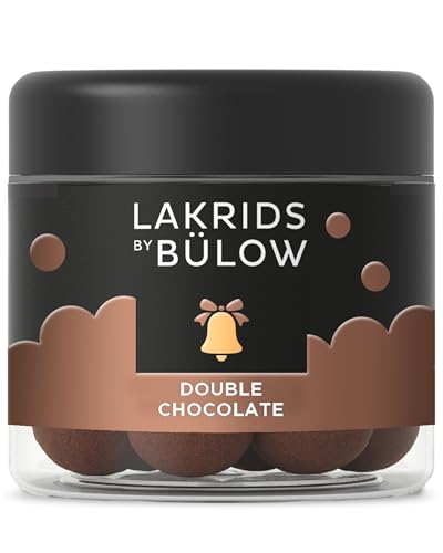 LAKRIDS BY BÜLOW - Double Chocolate - 125g - Dänische Gourmet Lakritz-Kugeln - Süßer Lakritzkern umhüllt von Schokolade und knusprigen Kakaonibs von LAKRIDS BY BÜLOW