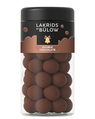 LAKRIDS BY BÜLOW - Double Chocolate - 295g - Dänische Gourmet Lakritz-Kugeln - Süßer Lakritzkern umhüllt von Schokolade und knusprigen Kakaonibs von LAKRIDS BY BÜLOW