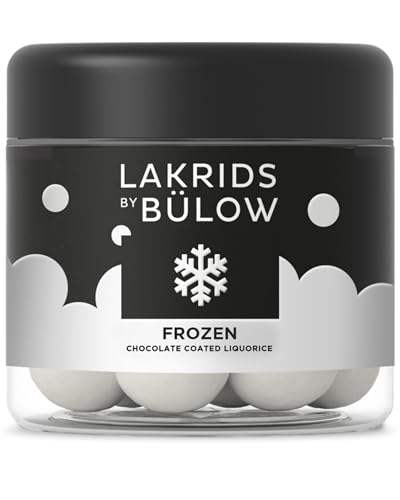 LAKRIDS BY BÜLOW - Frozen Mint - 125g -Dänische Gourmet Lakritz-Kugeln - Süßer Lakritzkern umhüllt von Milchschokolade & Minze von LAKRIDS BY BÜLOW