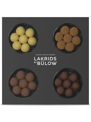 LAKRIDS BY BÜLOW - Selection Box - 175g - Pralinen-Geschenk mit Dänischen Gourmet Lakritz-Kugeln - Weiche Lakritze umhüllt von Cremiger Schokolade von LAKRIDS BY BÜLOW