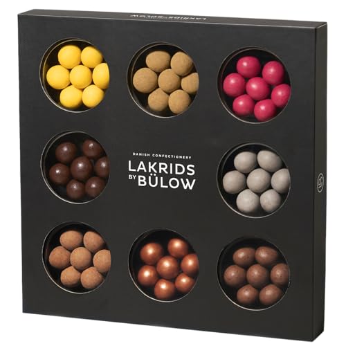 LAKRIDS BY BÜLOW - Selection Box - 350g - Pralinen-Geschenk mit Dänischen Gourmet Lakritz-Kugeln - Weiche Lakritze umhüllt von Cremiger Schokolade von LAKRIDS BY BÜLOW