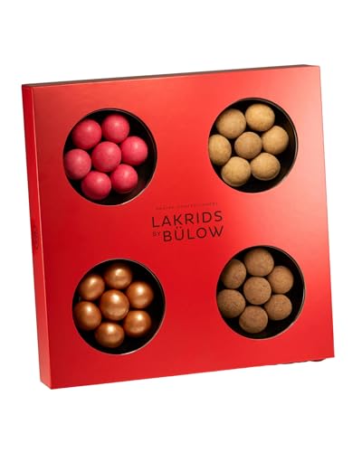 LAKRIDS BY BÜLOW - Winter Selection Box - 175g - Pralinen-Geschenk mit Dänischen Gourmet Lakritz-Kugeln - Weicher Lakritzkern umhüllt von feinster Schokolade von LAKRIDS BY BÜLOW