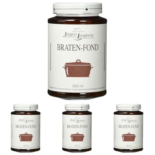 Jürgen Langbein Braten-Fond, 500 ml (Packung mit 4) von LANGBEIN