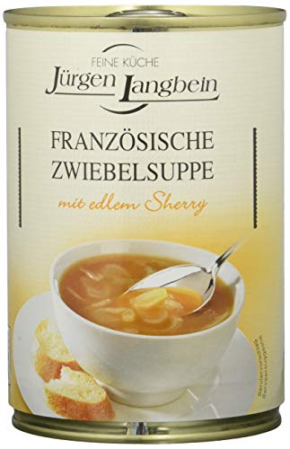 Jürgen Langbein Französische Zwiebelsuppe, 6er Pack (6 x 400 ml) von LANGBEIN