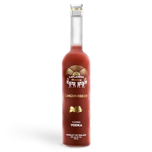 Laplandia Lingonberry Vodka I Vodka aus Finnland I 0,7l von LAPLANDIA Land of purity