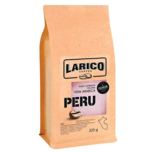 LARICO COFFEE Premium Kaffeebohnen Peru 225g / Handwerklich/Bohnenkaffee Espressobohnen/Nachgeschmack von süßer Schokolade und Früchten von LARICO COFFEE