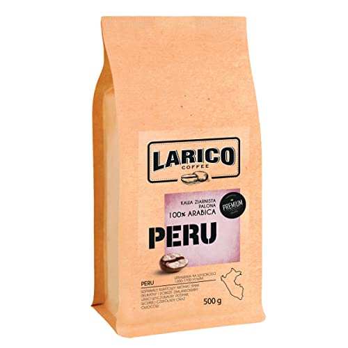 LARICO COFFEE Premium Kaffeebohnen Peru 500g /Arabica/Höchste-Handwerkskunst/Handwerklich/Bohnenkaffee Espressobohnen/Nachgeschmack von süßer Schokolade und Früchten von LARICO COFFEE