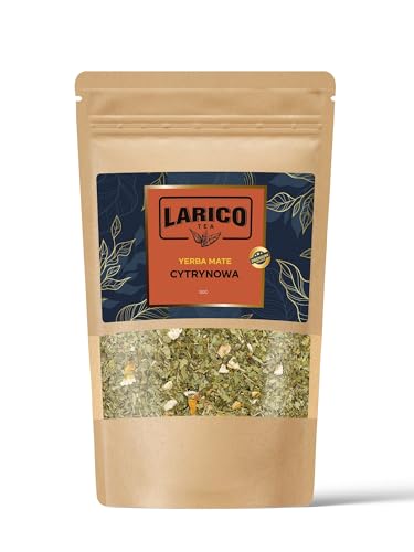 LARICO Yerba Mate Zitrone 50g / Fruchtiges Mate Tee/unter Zusatz von Zitronenschale/Ideal für Anfänger/Matetee aus Mateblättern Lose von LARICO COFFEE