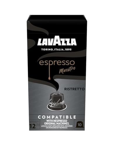 Lavazza dark-roast Espresso Ristretto, intensiv und vollmundig, 10 Kapseln, Nespresso kompatibel von Lavazza