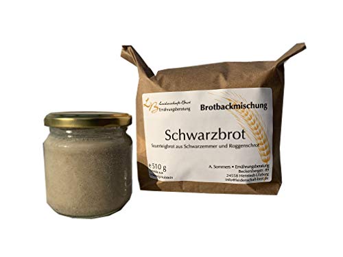 Schwarzbrot Brotbackmischung mit Sauerteig von LB Leidenschaft-Brot Ernährungsberatung