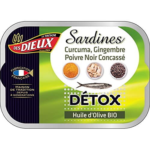 Detox Sardines in olive oil, 115 g von LE TRESOR DES DIEUX