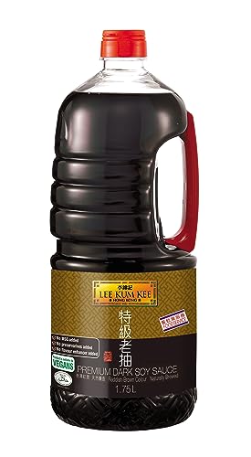 Lee Kum Kee Dunkle Sojasauce Premium – Würzsauce auf Sojabasis – 1 x 1,75 l von LEE KUM KEE