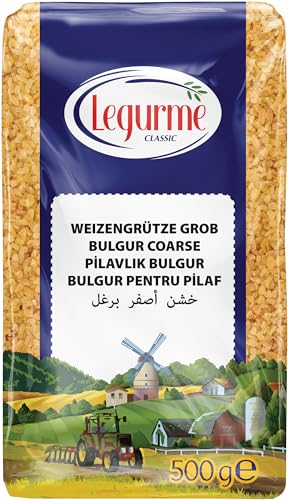 LEGURME Bulgur, grob, Weizengrütze, (Bulgur Pilavlik) - 1 x 500 g von LEGURME