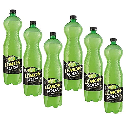 6x Lemonsoda PET 1Lt Campari Flasche Lemon Soda Limonade Zitrone italienisch von LEMONSODA