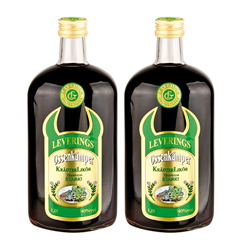 2 Flaschen Ossenkämper Kräuter 40% vol alc. 1.0 l von SANQIZ