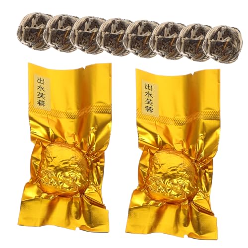 LIFKOME 10st Grüner Tee Mit Blumen Blühenden Tee Blumentee Blühender Blumen- Tee Blüte Tee Künstlerischer Teekugel Chinesische Tee Ball Blühender Tee Gold Jasmin von LIFKOME