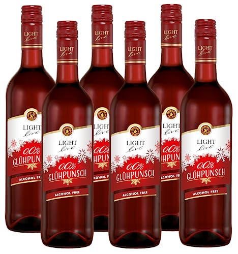 LIGHT live Glühpunsch 0,0% Red (6 x 0,75 l) von LIGHT live