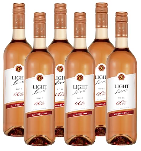 LIGHT live alkoholfrei 0,0% Wein Rosé (6 x 0,75 l) von LIGHT live