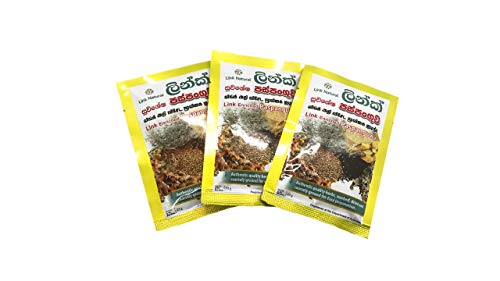 Link Paspanguwa Sri Lankan Ayurvedisches Kräutergetränk angereichert, authentische Qualität, Kräuter 25 g, 3 Packungen von LINK NATURAL