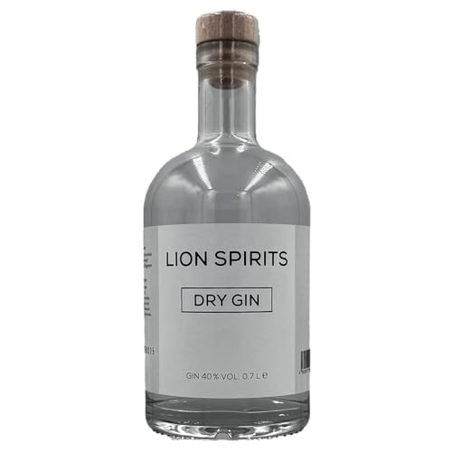 Lion Spirits Dry Gin (700 ml, 42% Vol.) | Premium Craft Gin | Feine Botanicals & Aromatisch-Frischer Geschmack | Perfekt mit Tonic, Cocktails & Purgenuss | Hergestellt in Deutschland von LION SPIRITS