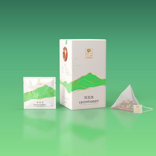 LITIAO LEICHTIGKEIT Kräutertee - Mit 9 einzigartigen TCM-Kräutern - 1er Set von LITIAO