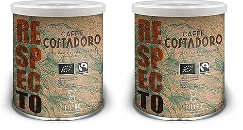 CAFFE' COSTADORO Costadoro Respecto Arabica Filter Kaffee Dose, 250 g (Packung mit 2) von LNEE