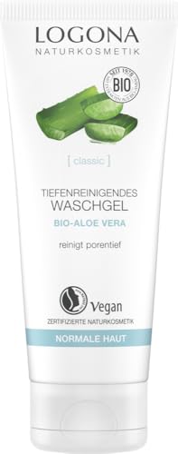 CLASSIC Tiefenreinigendes Waschgel Bio-Aloe Vera 18 x 100 ml von LOGONA Naturkosmetik