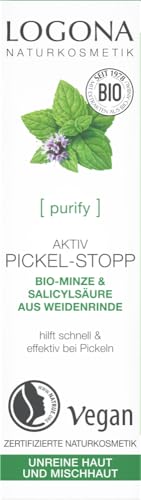 PURIFY Aktiv Pickel-Stopp Bio-Minze & Salicylsäure von LOGONA Naturkosmetik