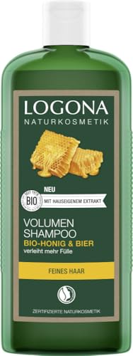 Volumen Shampoo Bio Honig & Bier von LOGONA Naturkosmetik