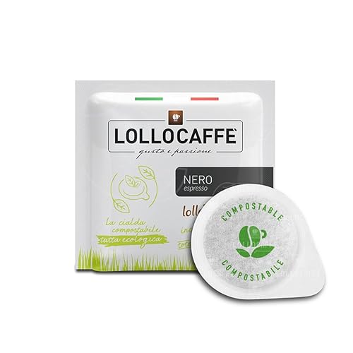 150 Kaffeepads Lollo, Mischung: Schwarz, luxuriös, aromatisch. von LOLLO