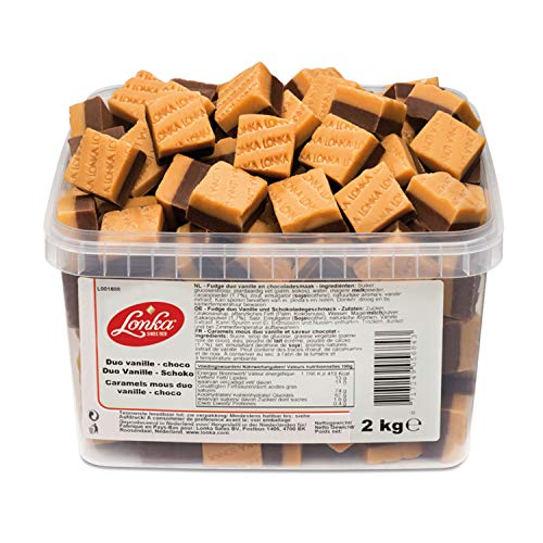 LONKA Fudge Duo Dose Fudge, Vanille und Schokolade, 2 kg von LONKA