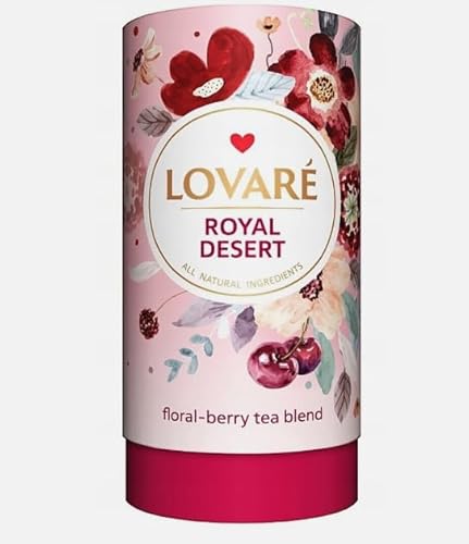 Lovare Tee Royal Dessert schwarz in Tube Lose 80g von LOVARE