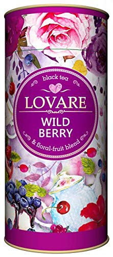 Lovare Tee Wild Berry schwarz in Tube Lose 80g von LOVARE