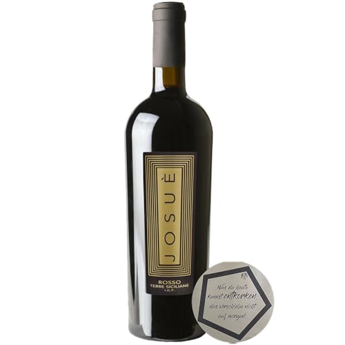 1 Flasche La Bollina | Josue Rosso (Nero d'Avola & Cabernet Sauvignon) Terre Siciliane IGP 2019 0.75 l inkl. LOVEVINO Silver Button Sticker von LOVEVINO.eu