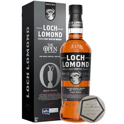 1 Flasche Loch Lomond | THE 151th OPEN ROYAL LIVERPOOL Special Edition 2023 Single Malt Whisky 0.7 l 46% vol inkl. LOVEVINO Silver Button Sticker von LOVEVINO.eu