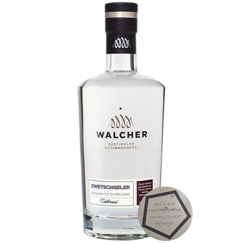 1 Flasche | Walcher Zwetschgeler 0.7l 40% vol. inkl. LOVEVINO Silver Button Sticker von LOVEVINO.eu