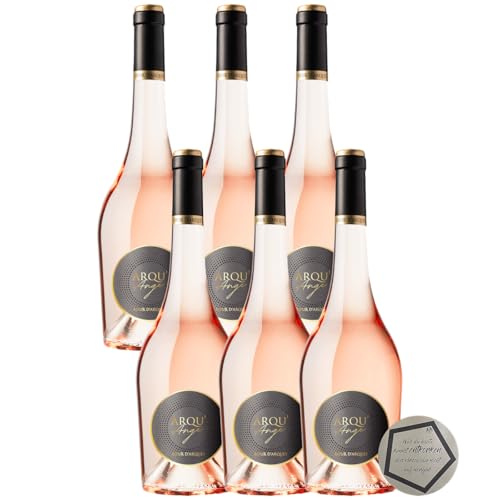 6 Flaschen Sieur d'Arques | Arqu'Ange Grenache Noir Rose Pays d'Oc IGP 2022 0.75 l inkl. LOVEVINO Silver Button Sticker von LOVEVINO.eu