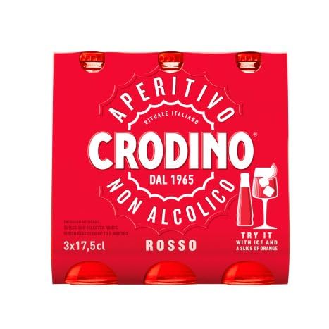 Crodino Aperitif | Aperitivo Rosso | Alkoholfreier Aperitiv | 3 x 0.175 l | 0.00% vol von LOVEVINO.eu