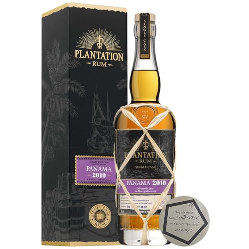 Plantation/Planteray Rum | Panama 2010 Single Cask Collection 2023 - Sherry Cask Finish Rum 0.70 l 50.10% vol inkl. LOVEVINO Silver Button Sticker von LOVEVINO.eu