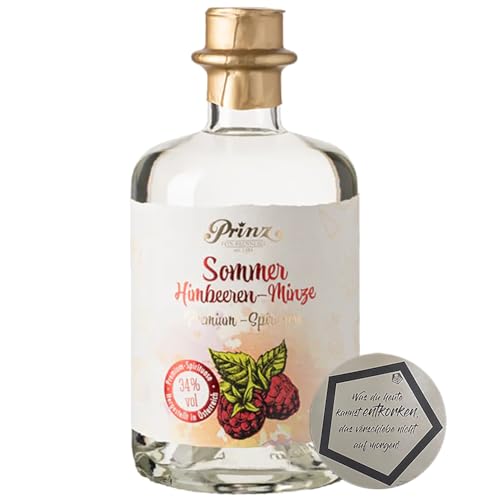 Prinz Sommer Himbeeren-Minze Likör 0.5 l 34% vol inkl. LOVEVINO Silver Button Sticker Prinz Sommer Himbeeren-Minze Likör 0.5 l 34% vol inkl. LOVEVINO Silver Button Sticker von LOVEVINO.eu