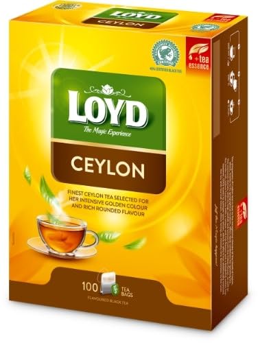 Aromatischer schwarzer Tee Loyd Ceylon, 100 x 2g von LOYD